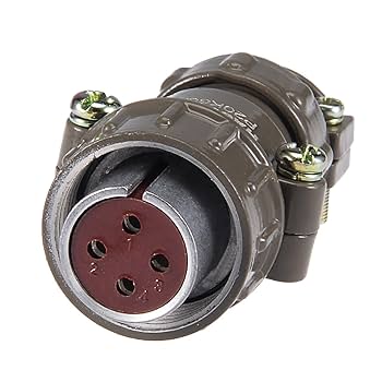 Amazon.com: uxcell Aviation Connector, 20mm 4P 25A 220V P20